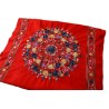 Grand Châle rouge - Cachemire broderie Pashmina - Foulard - Etole 200 X 70