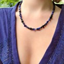 Collier Lapis Lazuli Obsidienne