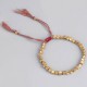 Bracelet tressé Perles Naturelles Agate rouge - Homme Femme - Lithothérapie