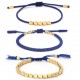 3 Bracelets de chance Tibétain perles de cuivre 