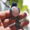 Broche quartz rose