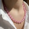 Collier progressif Jade bleu