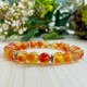 Bracelet quartz orange tibet