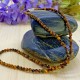 Collier en Perles Naturelles pierres Oeil du Tigre - Lithothérapie - Ras de cou