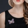 Broche Papillon strass multicolore idéal cadeaux st Valentin Mariage Pin strassinge Diamante Vintage