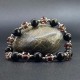 Bracelet Pierre de Lave - Obsidienne - Perles du Tibet grandes tailles disponibles idéal cadeau