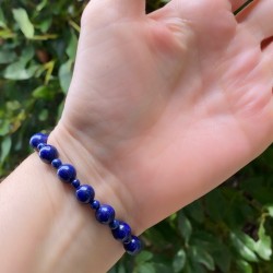 Bracelet Homme Femme Pierres Naturelles - Lapis Lazuli