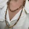 Collier en Perles Naturelles pierres Jaspeite - Lithothérapie -